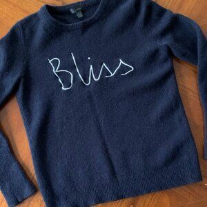 J. Crew Womens Bliss Hugo Guinness  Pullover Sweater Small Preppy Casual Minimal